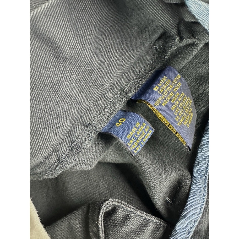 Polo Ralph Lauren Mens 9 Inch Shorts SZ 40 Navy Classic Twill Preppy Collegiate - Picture 8 of 9